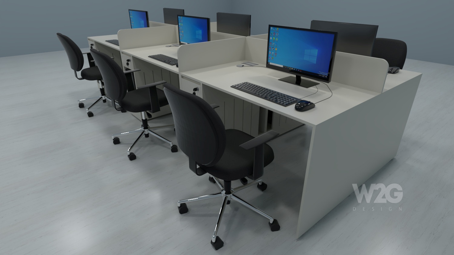 Estação de Trabalho 6 Posições